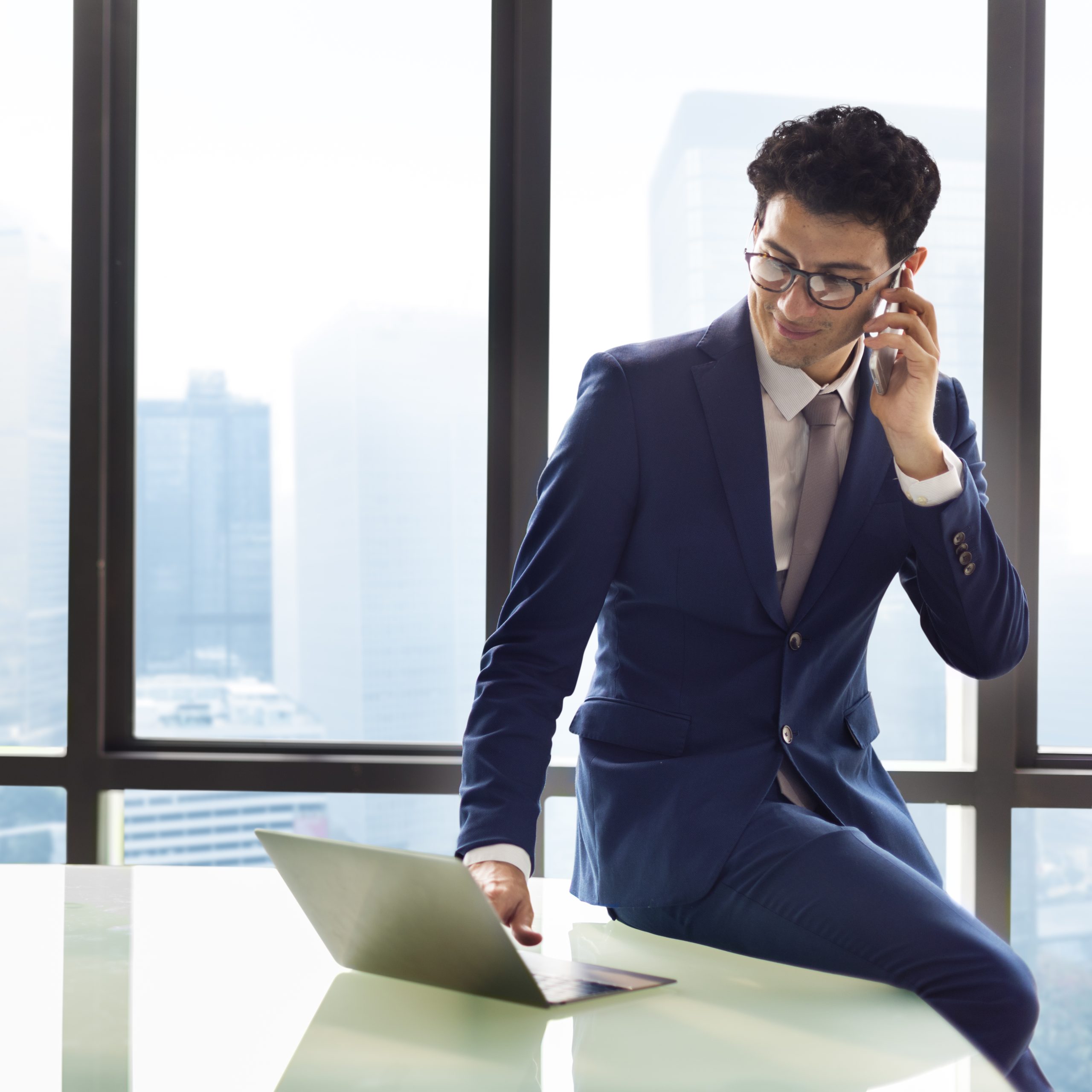 Businessman Enterpreneur Motivation Objective Concept